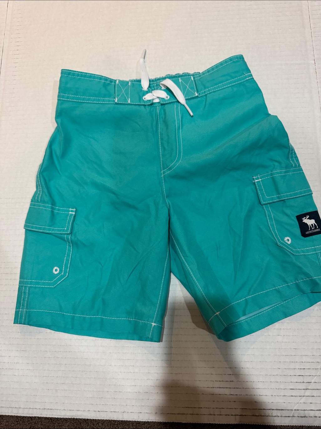 Abercrombie Kids Teal Swim Trunks